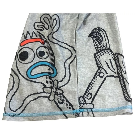 Disney Toy Story 4 Forky Boys Sz 3/4T Rash Guard UPF 50+ Quarter Length Sleeves - Picture 4 of 4